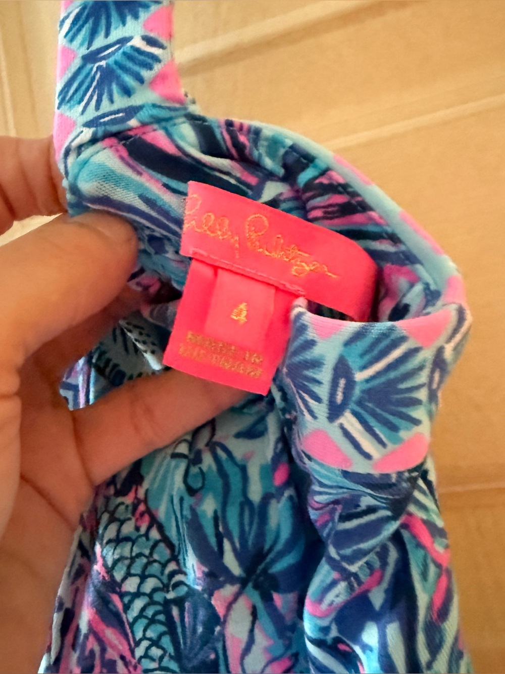 EUC Lilly Pulitzer Mirasol Maxi in Breakwater Blue Shells n Bells - Picture 6 of 8